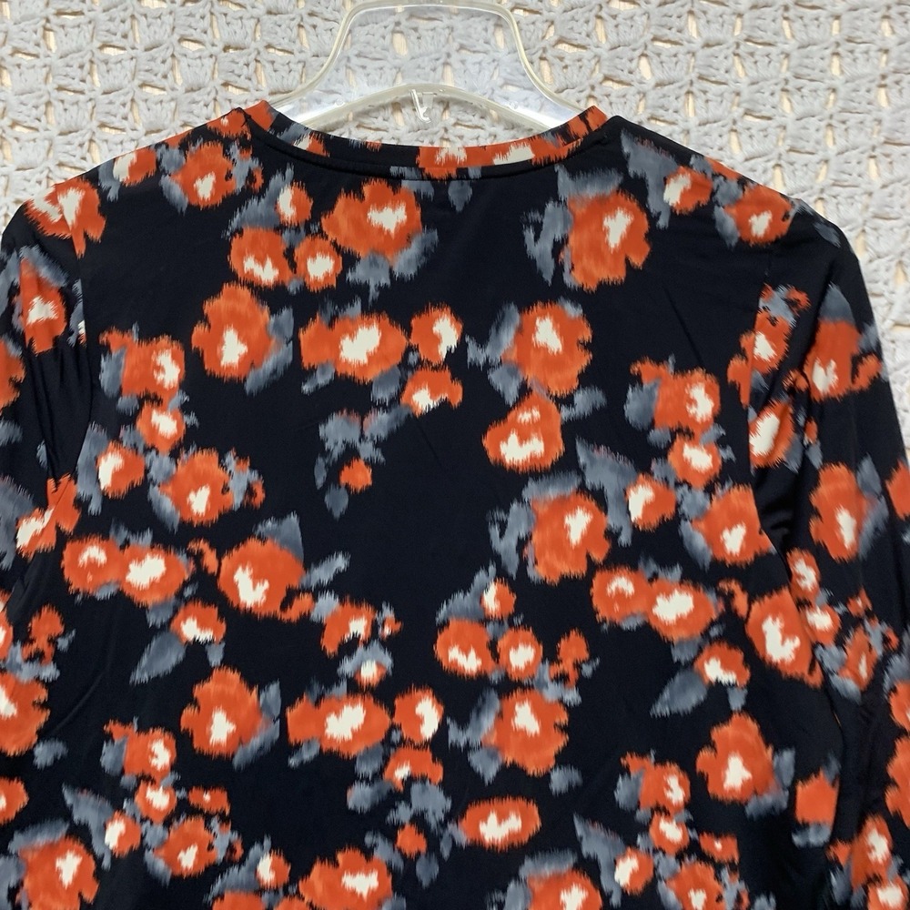Duluth Trading T-Shirt Women Sz XL Multicolor Floral Suit Up‎ Swim Long Sleeve - Picture 5 of 8